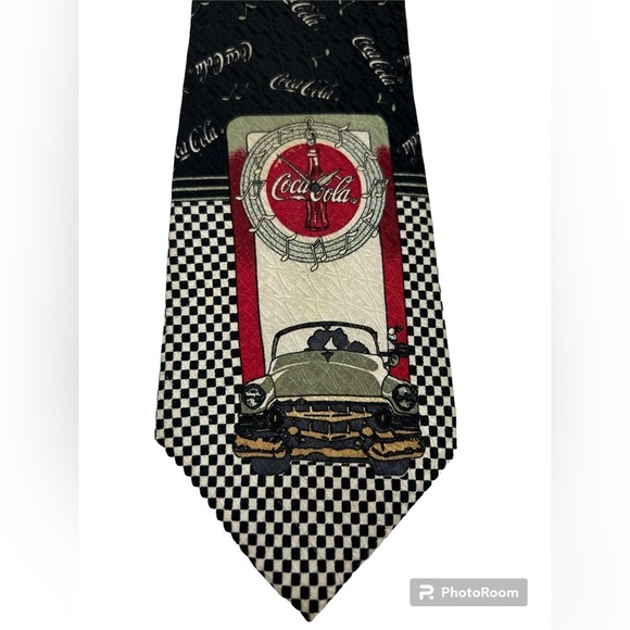 Set of 4 Vintage Coca Cola Ties for Men - Picture 2 of 9
